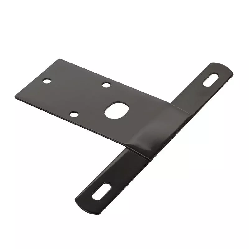 OMIX License Plate Bracket Black fits 1976-1986 Jeep CJ7 / 1981-1985 Jeep Scrambler