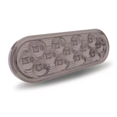OVAL LED CLEAR RED LAMP