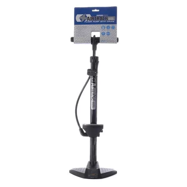 Oxford Track Pump With Gauge