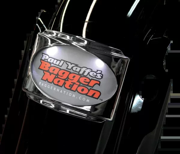 Paul Yaffe Bagger Nation License Plate Frame – CVO – Chrome
