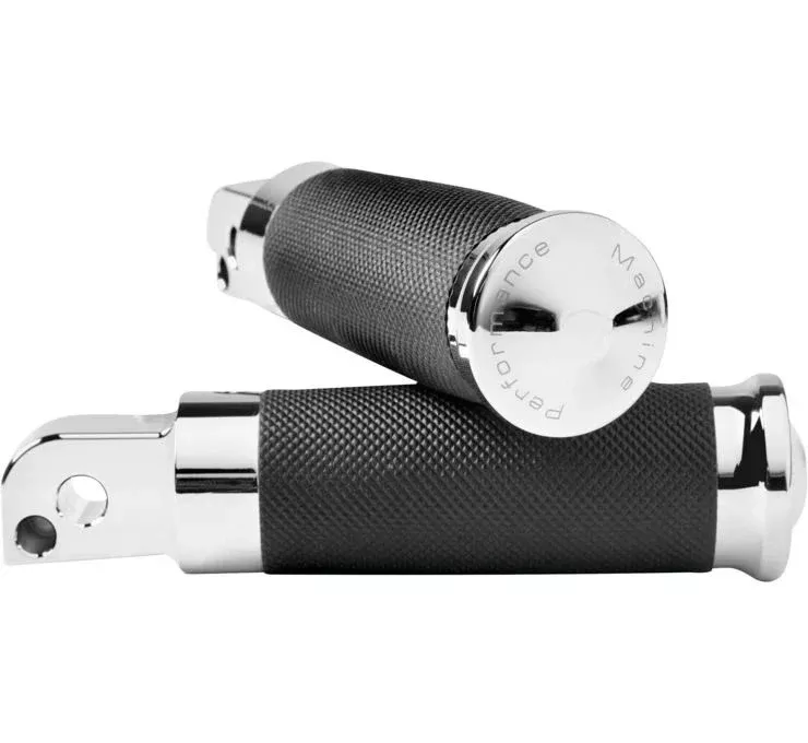 Performance Machine Chrome Contour Rear Footpegs Harley M8 Softail 18-20