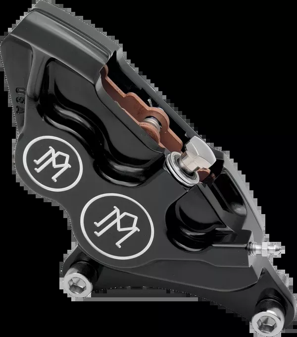 Performance Machine (PM) 4-Piston Caliper – Front Left – Contrast Cut™ – 11.5″