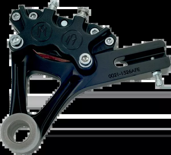 Performance Machine (PM) 4-Piston Caliper - Rear - Black Ops™ - 08-17 FXD
