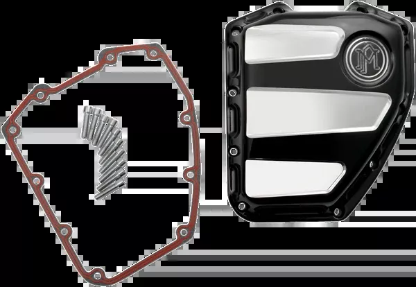 Performance Machine (PM) Cam Cover – Scalloped – Platinum Cut – Twin Cam