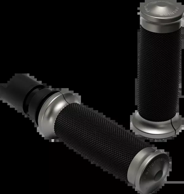 Performance Machine (PM) Contour Color Grips - '24+ Harley-Davidson - Gunmetal Gray