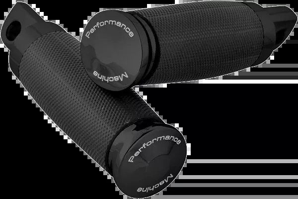 Performance Machine (PM) Contour Foot Pegs – Black – Passenger/Driver