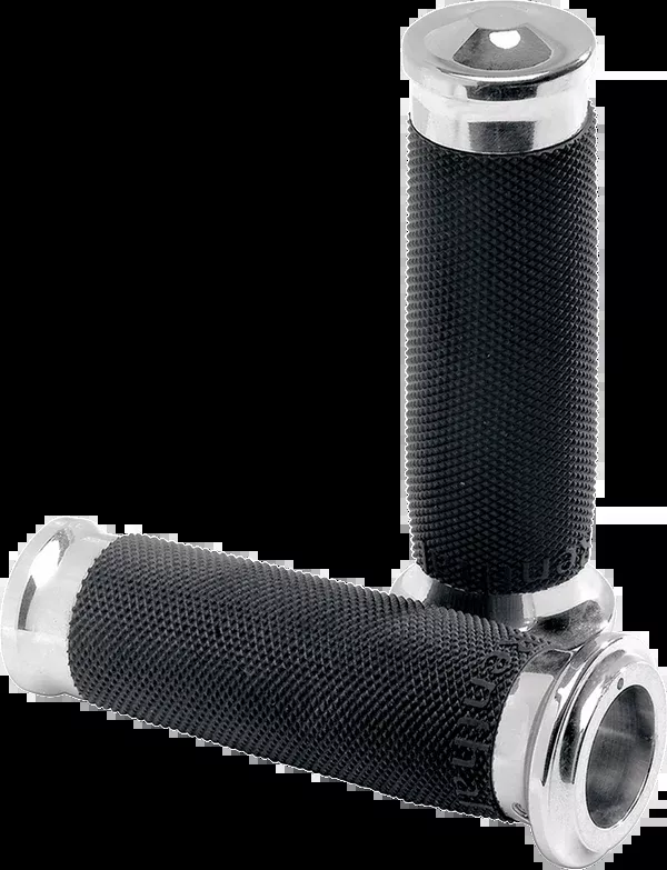 Performance Machine (PM) Contour Renthal Wrapped Grips – TBW – Chrome