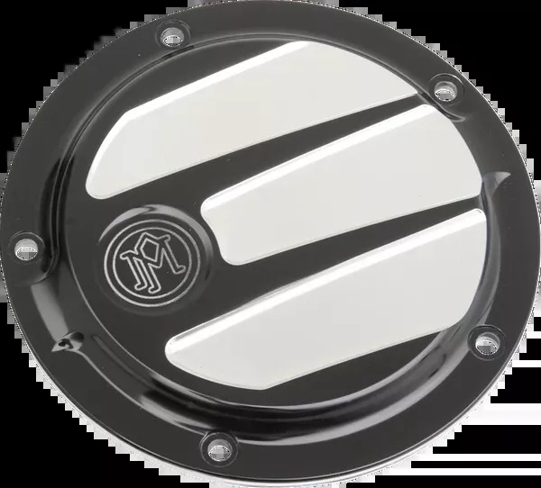 Performance Machine (PM) Derby Cover – Scallop – Black/Platinum Cut™