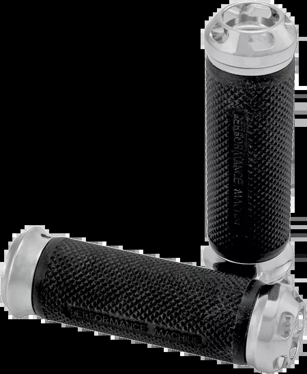 Performance Machine (PM) Elite Apex Custom Grips – TBW – Chrome