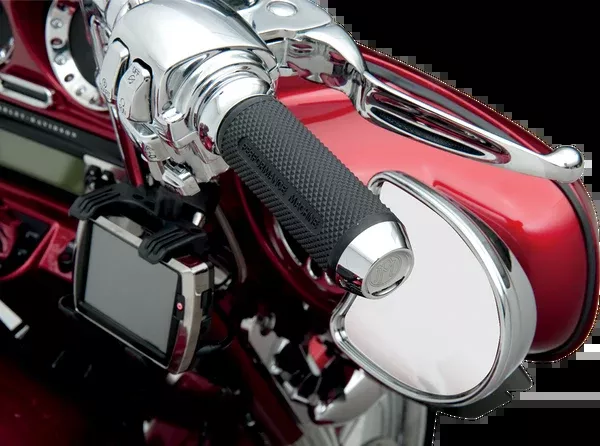 Performance Machine (PM) Elite Custom Grips – Cable – Chrome