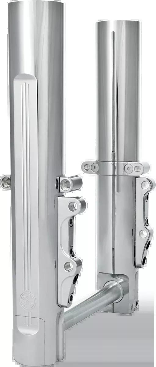 Performance Machine (PM) Fork Leg Kit – Chrome – Lower – Dual Disc – ’14-’20 FL