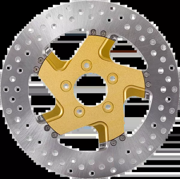 Performance Machine (PM) Gold Ops Rotor – 11.8″ – Front Right