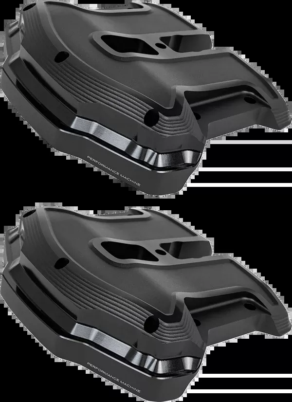 Performance Machine (PM) Rocker Box Cover – Race Series – Black Ops – M8