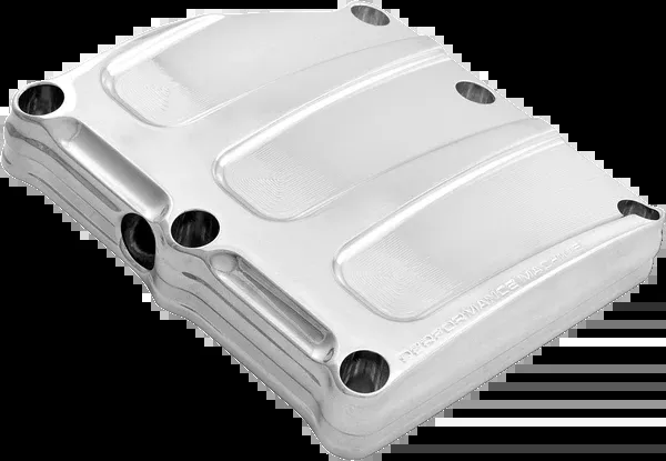 Performance Machine (PM) Transmission Top Cover - Scallop - Chrome