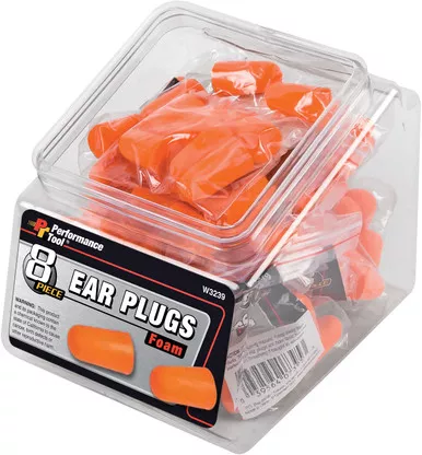 Performance Tool 8 Pack Ear Plug/12 Pk W/Fishbowl Counter Display - W3239