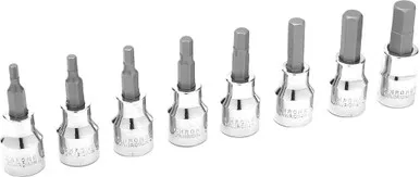 Performance Tool 8 Pc 3/8" Sae Hex Bit Set - W38870