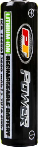 Performance Tool Lithium Ion Battery 18650 3.7 Volt Rechargeable - W2655B