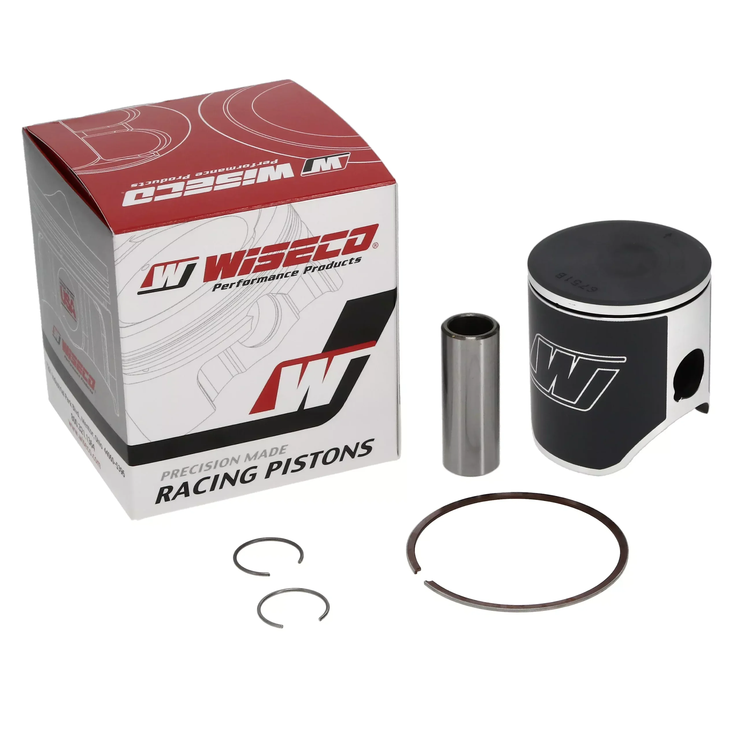PISTON KIT 01-08 KX125 58.00, WISECO 788M05800 GP, Racers Choice, GP Series