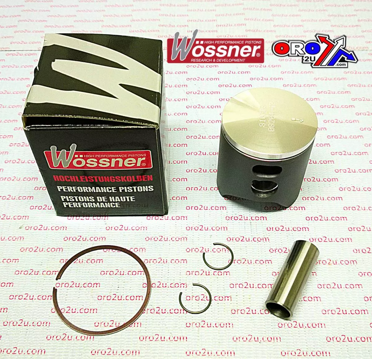 PISTON KIT 02-20 RM85 48.00 A, WOSSNER 8103DA SUZUKI MX 12110-03B20-0F0
