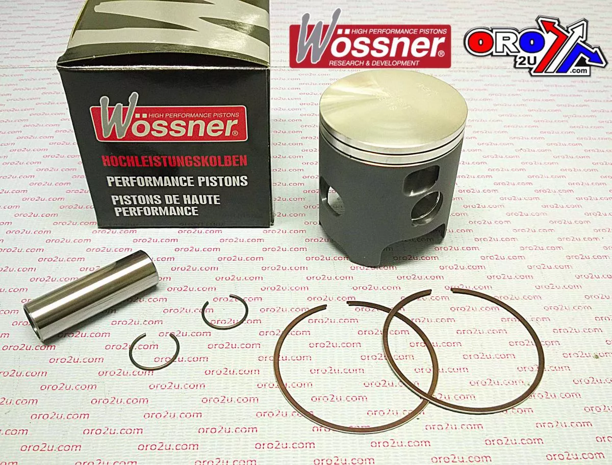 PISTON KIT 05-09 KX250 66.40 B, WOSSNER 8168DB KAWASAKI MX