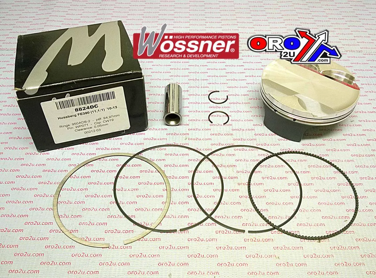 PISTON KIT 10-13 FE390 95.00 C, WOSSNER 8824DC