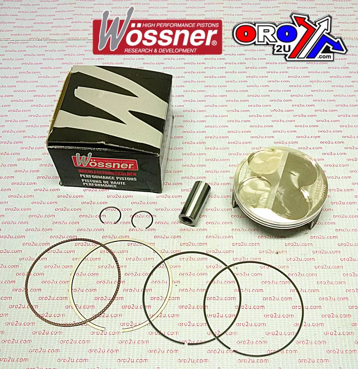 PISTON KIT 11-14 KX250F 77mm C, 8816DC WOSSNER HC