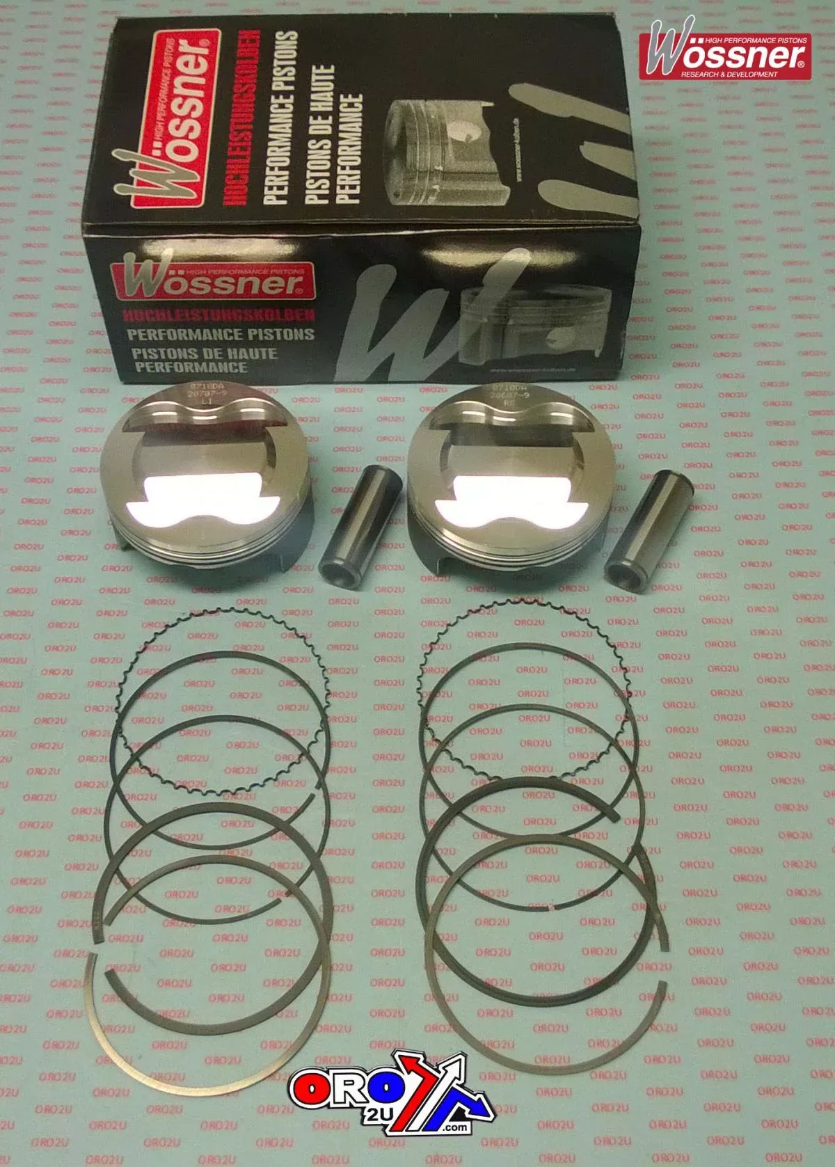PISTON KIT-2 BMW R1200GS,S,ST, WOSSNER K8710DA-2, 101mm