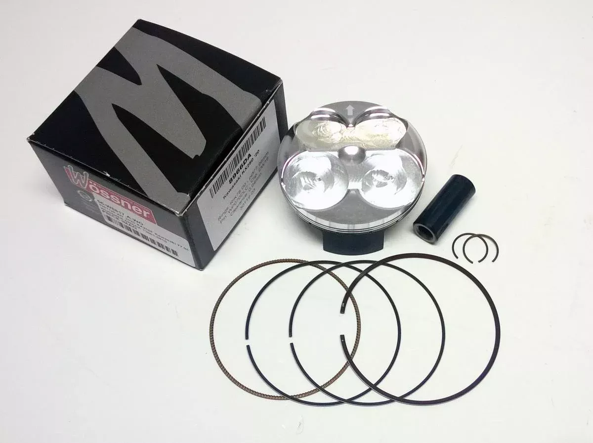 PISTON KIT 2020 KX250F Kawasaki 77.96mm, WOSSNER 8966DA 13001-0810