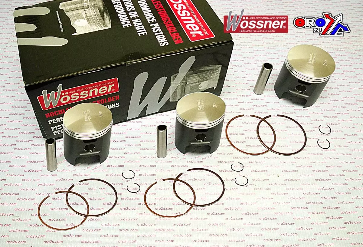PISTON KIT/3 750 TRIPLE 73.50, WOSSNER K8248D250-3 1972-75