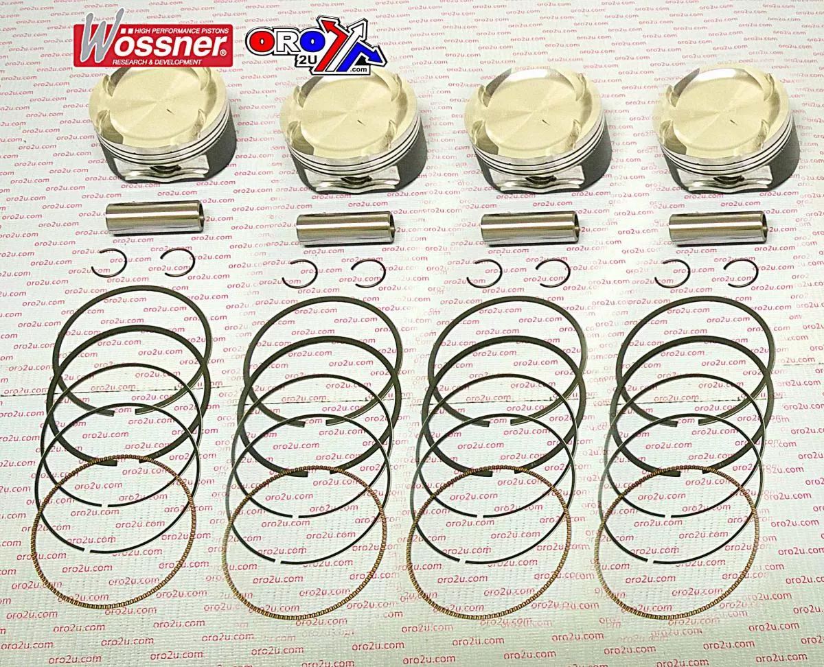 PISTON KIT/4 KAW KZ10R C TURBO, WOSSNER K8767D200-4 48mm