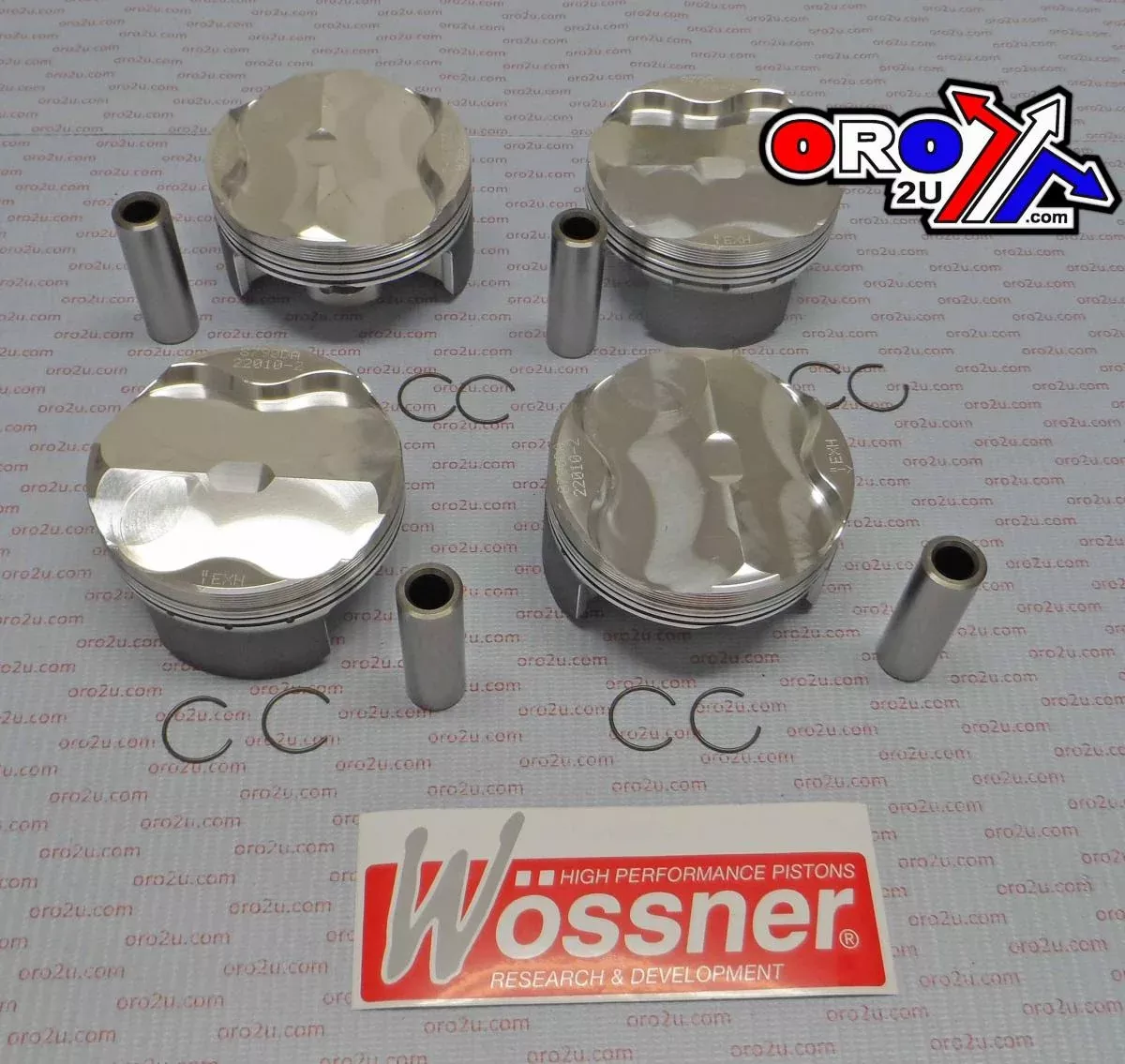 PISTON KIT-4 SUZUKI GSXR1000 K9-K10 WOSSNER K8790DA-4