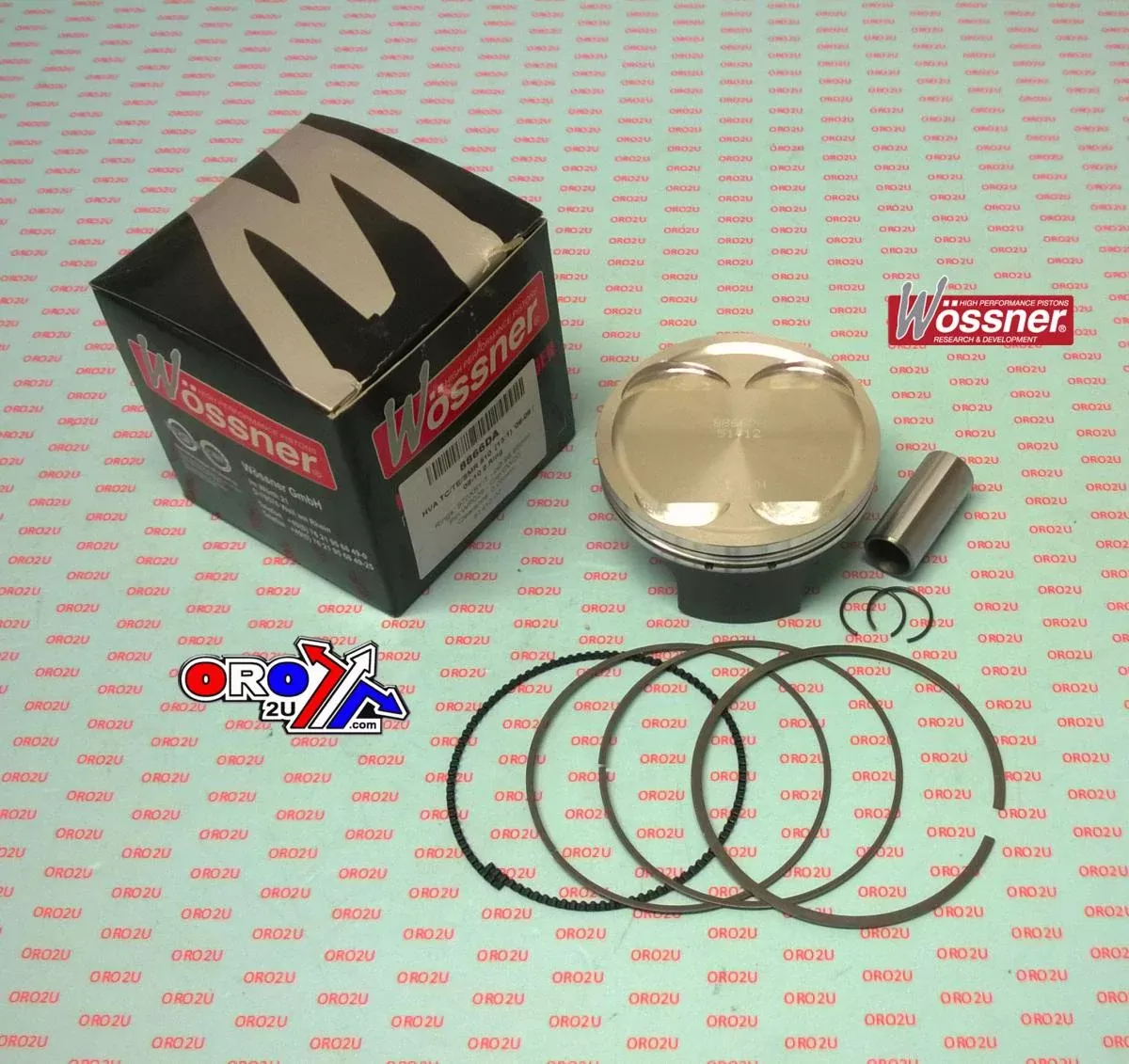 PISTON KIT 6-10 TE TC510 97mm, HUSQVARNA WOSSNER 8866DA
