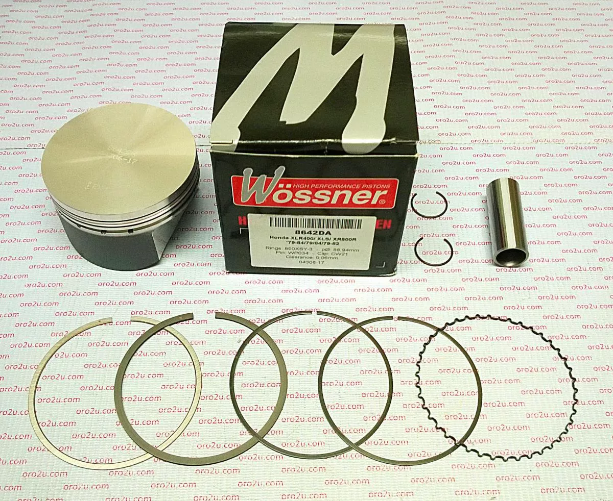 PISTON KIT CRF450 2017 96mm A, WOSSNER 8937DA 14:1 Comp 13110-MKE-A00, HI-COMP