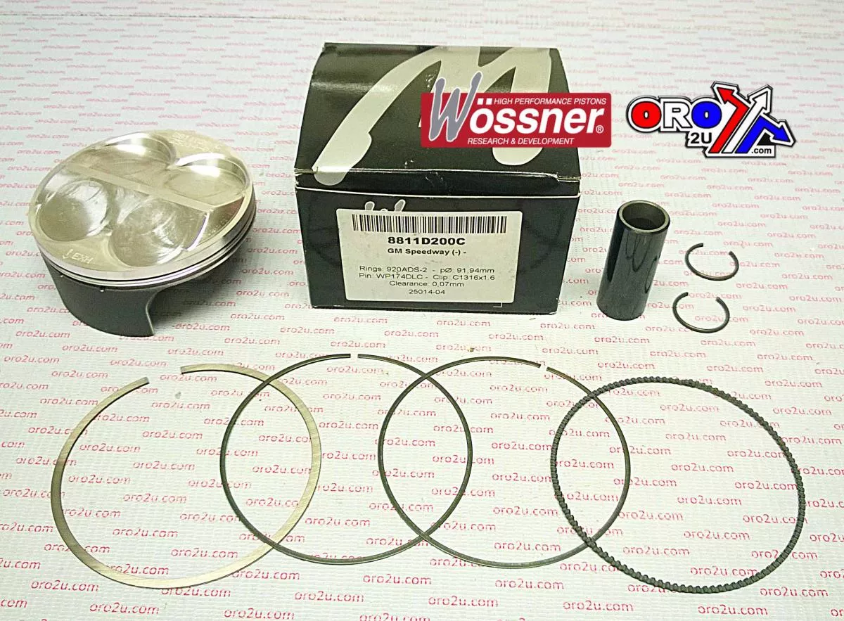PISTON KIT GM SPEEDWAY 90.00, WOSSNER K8811DE E