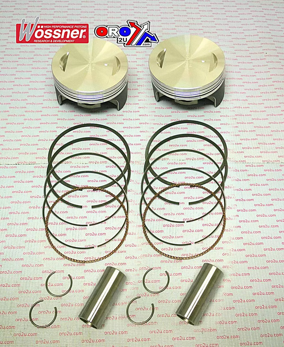 PISTON KIT HARLEY 3.898 SET/2, WOSSNER K8594D375-2 DAVIDSON