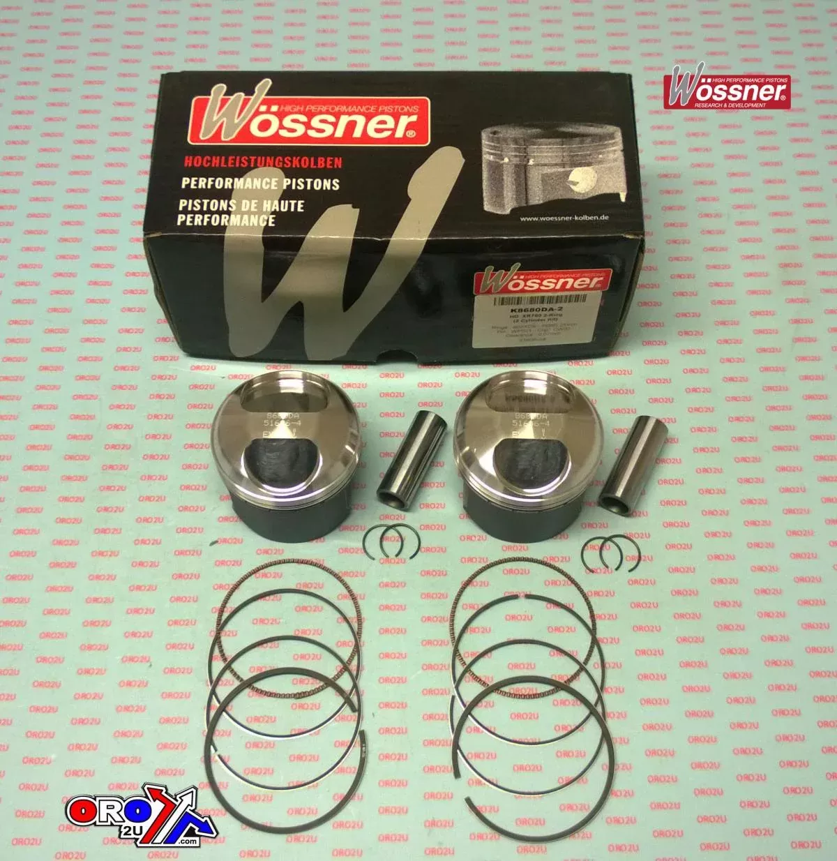 PISTON KIT Harley BUELL XB12, WOSSNER K8626DA-2 89.00mm, Davidson 1200 XB12S Lightning