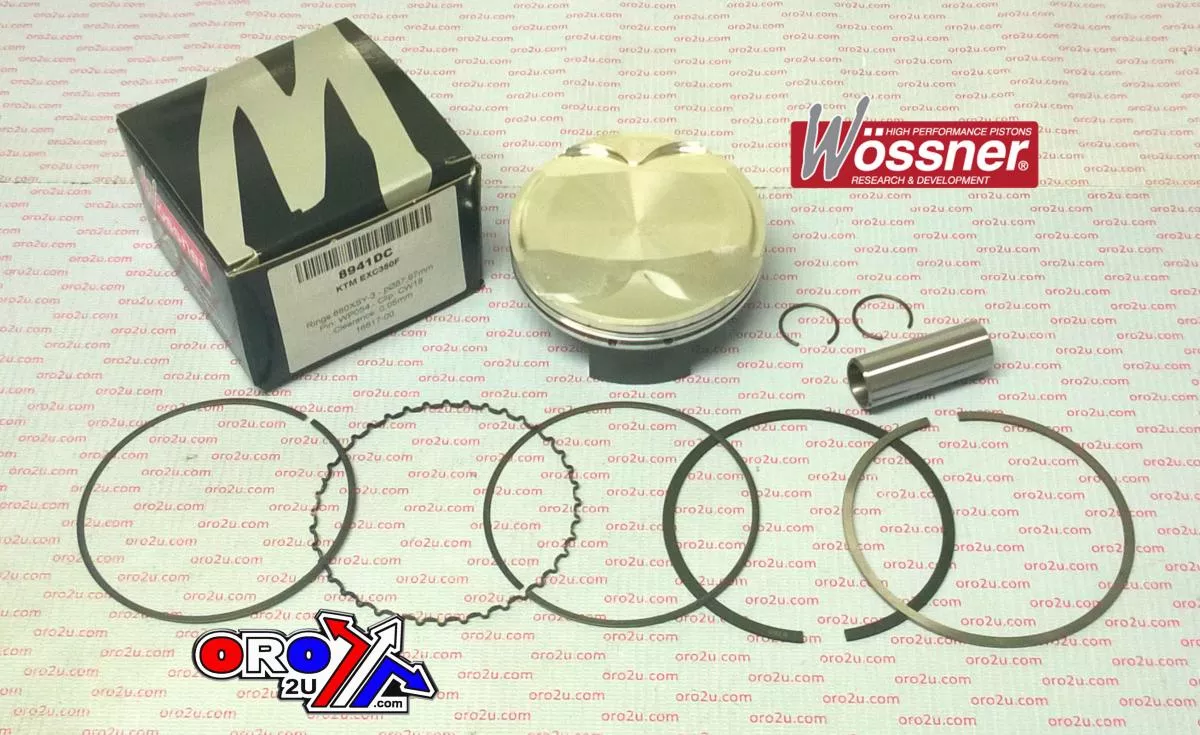 PISTON KIT KTM350 EXC-F 88mm C, WOSSNER 8941DC COMP 12.5:1