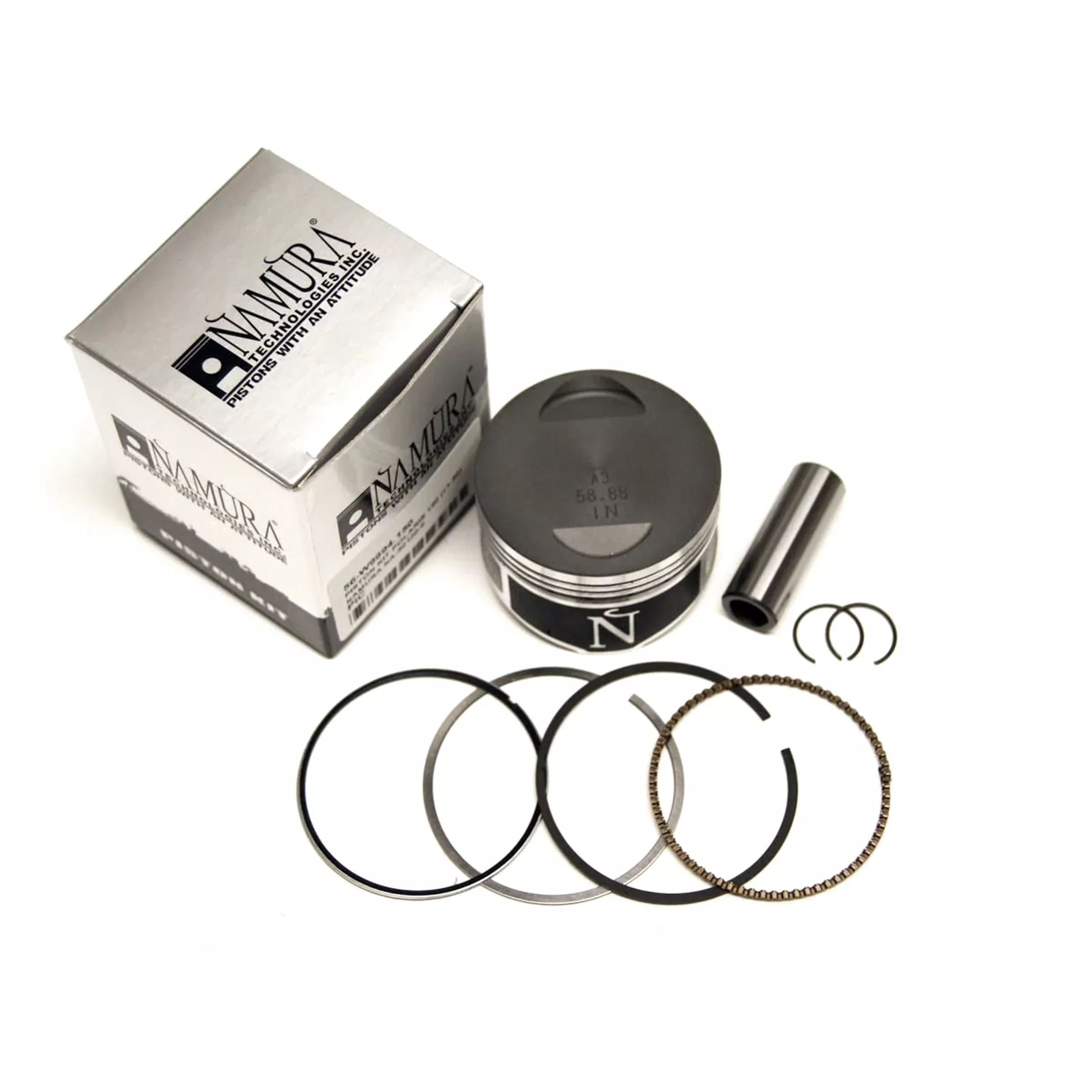 PISTON KIT POLARIS 150 (+0.50), NAMURA NA-50100-2
