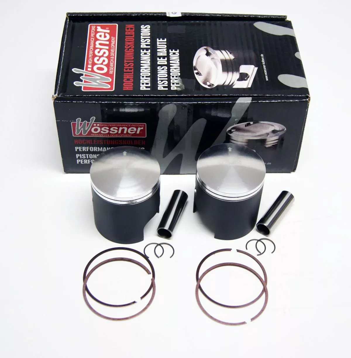 PISTON KIT SET/2 TWIN GT500, WOSSNER K8276D050-2 70.50mm