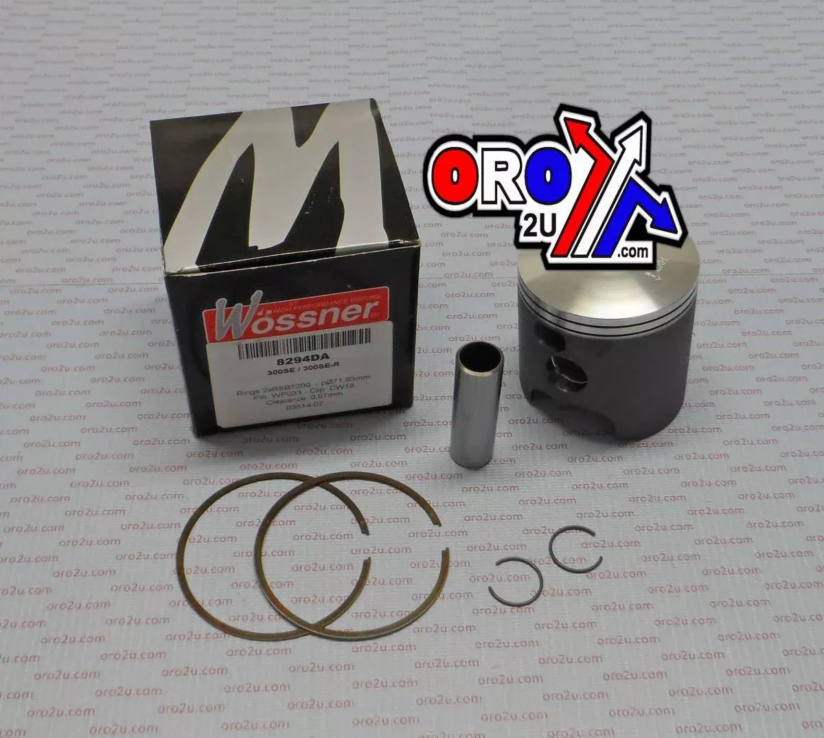 PISTON KIT SHERCO 300 72.00, WOSSNER 8294DB2-STROKE