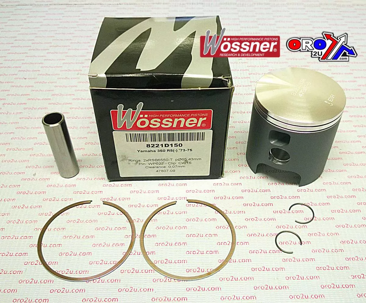 PISTON KIT YAM 350 R5 65.00, WOSSNER 8221D100