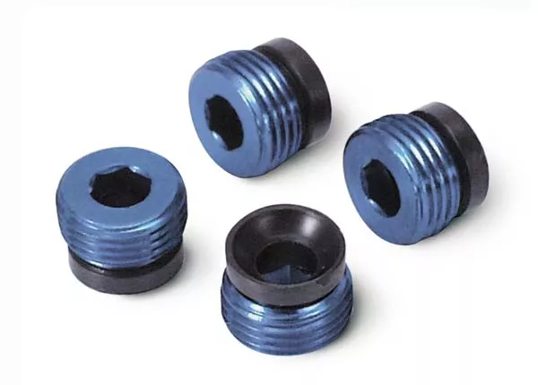 Pivot Ball Aluminum Caps for T-Maxx Wheel (Blue-Anodized) (4)