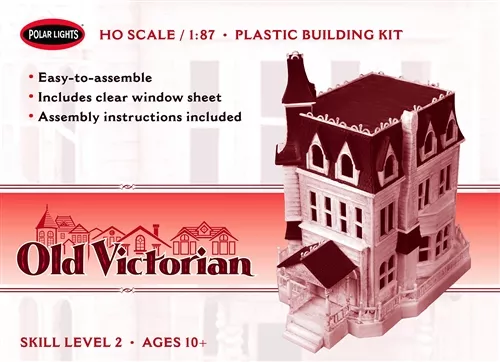 Polar Lights Old Victorian 1:87 Scale Model Kit HO Scale