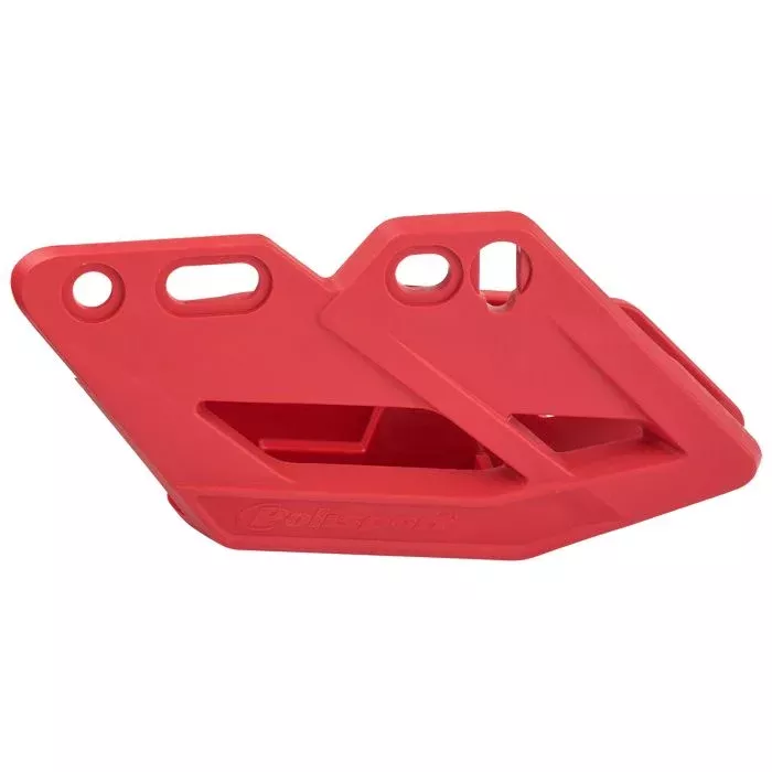Polisport Plastics PERFORMANCE CHAIN GUIDE RED 8983000004 fits 2007-2017 Honda CRF250R / 2007-2019 Honda CRF450R / 2014-2019 Husqvarna FC250, FC350, FC450, FE250, FE350, FE450, FE501, TC125, TC250 / 2014-2016 Husqvarna TE125 / 2017-2019 Husqvarna TE150