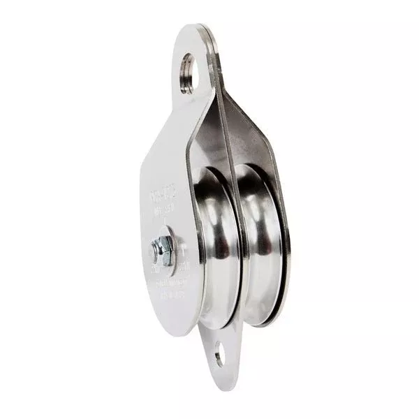 PortableWinch Double Swing Side Pulley With Stainless Steel Plates