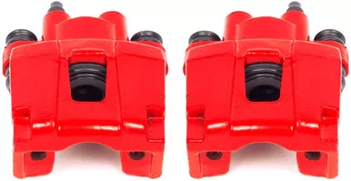 Power Stop S4754 Rear Red Powder Coated Calipers for Ford Explorer, Jeep