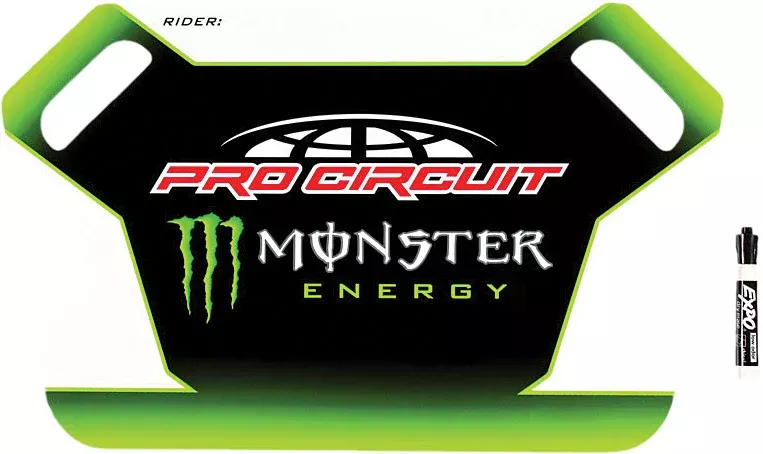 Pro Circuit Monster Energy PIT Board With Marker - 55146