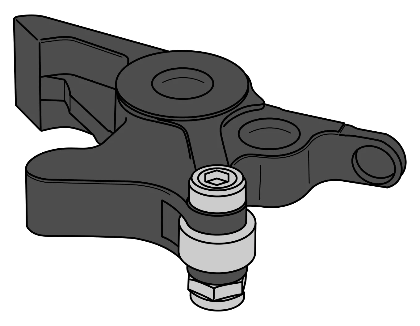 Puig Brake Lever Mount BMW S1000RR 2024
