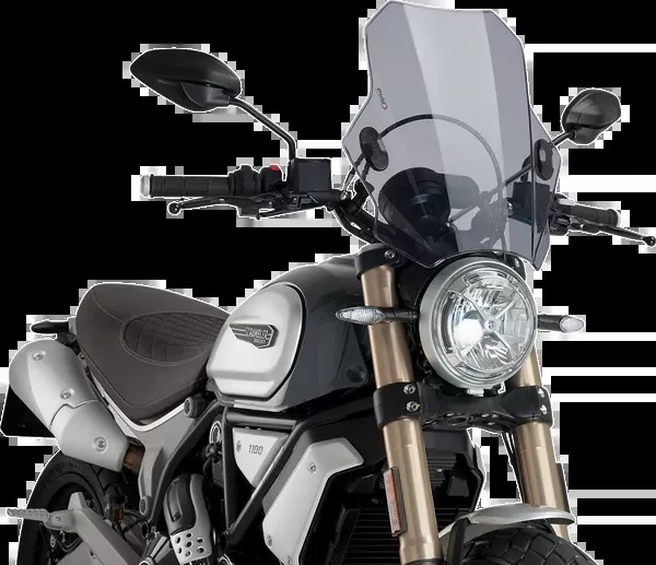 PUIG HI-Tech Parts Bat Windscreen - Light Smoke