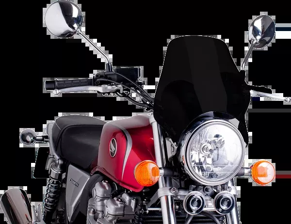 PUIG HI-Tech Parts Naked Windshield - Black
